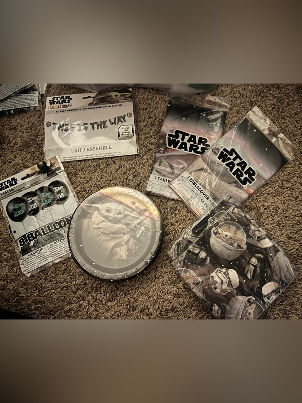 🆕 Stat Wars Mandalorian party lot